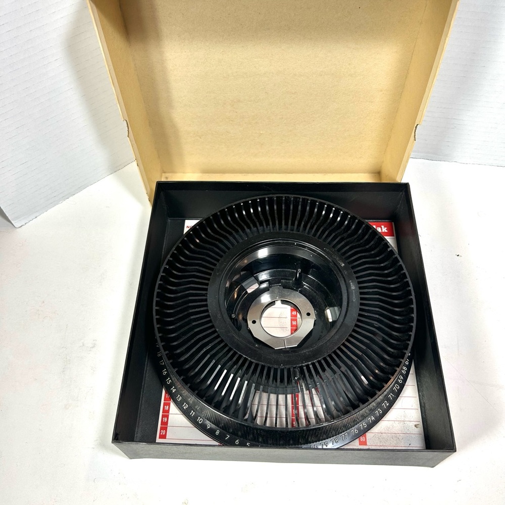 Eastman Kodak carousel 80 slide tray No Slides Included Just A Slide Tray In Box